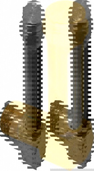 1-7/8 Inch Long Sight, 3/8 Inch Thread Size, Buna-N Seal Short Elbow, Vented Oil-Level Indicators and Gauge